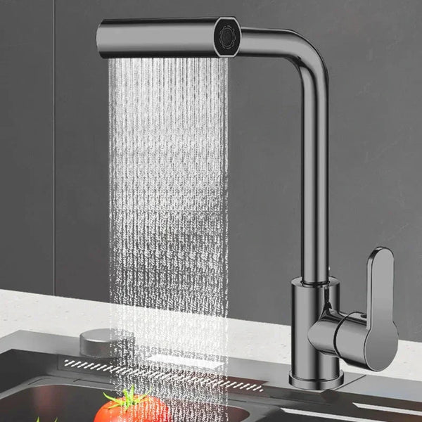 Torneira Gourmet para Cozinha Waterfall 360º 4 Modos Grey