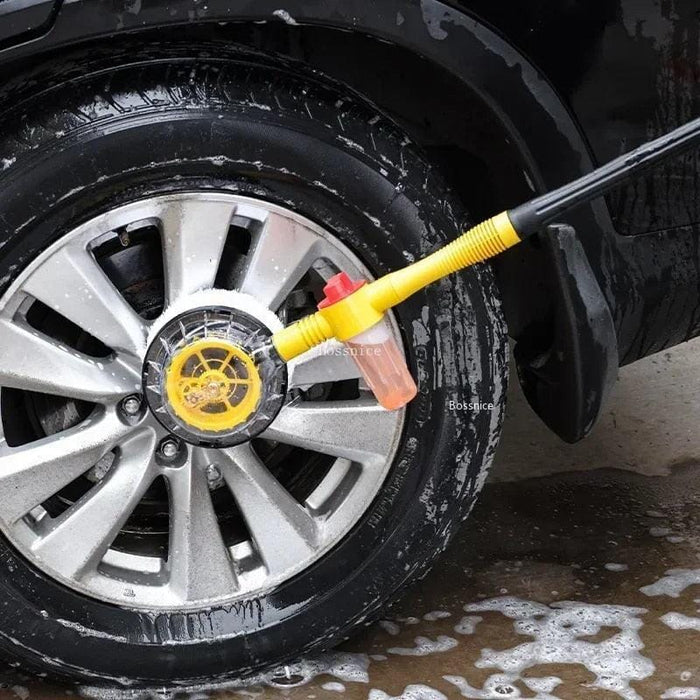 TurboClean© Escova Giratória para Lavagem de Veículos (+Brinde Grátis)