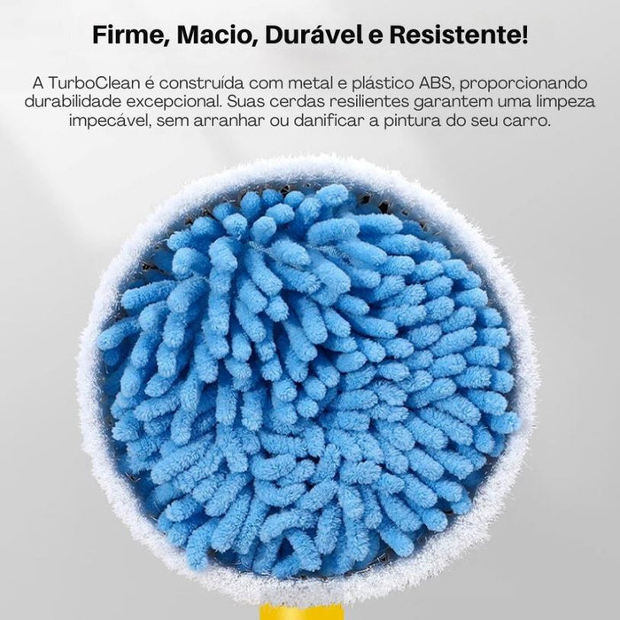 TurboClean© Escova Giratória para Lavagem de Veículos (+Brinde Grátis)
